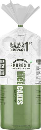 Ambrosia Organic Farm Multigrain Rice Cakes A Luxurious Delight Like no Other. Multi Grain Biscuit