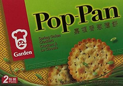 Decadent Foods Pop Pan Spring Onion and Delicious Chive Crackers Cracker