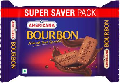 Americana Premium Chocolate Bourbonn Biscuits Cream Sandwich Biscuit