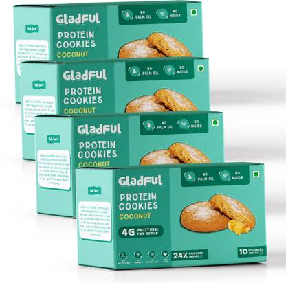Gladful Coconut Protein Cookies Biscuits Cookies Biscuit