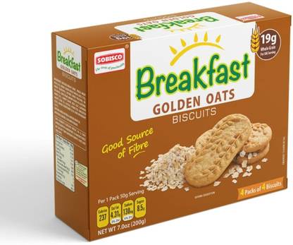 SOBISCO Breakfast Golden Oats Biscuits Good Source of Fiber Cookies Biscuit