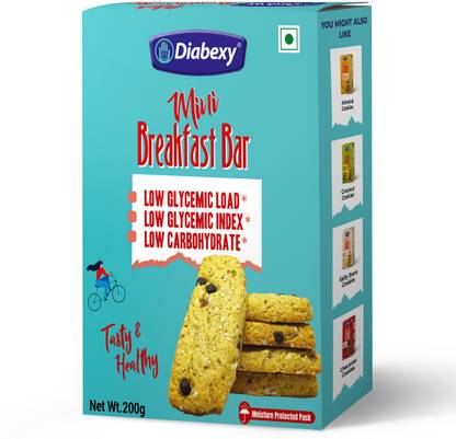 Diabexy Mini Breakfast Bar 250 gm Plain Biscuit