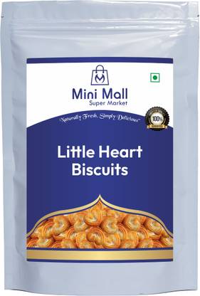 MINIMALL SUPER MARKET Sweet Little Heart Biscuits Heart Shaped Biscuits Tea Time Biscuit Bakery Biscuit
