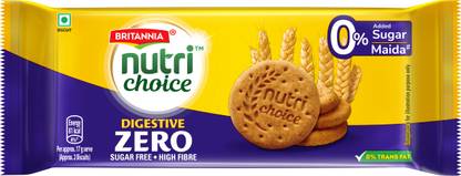BRITANNIA Nutri Choice Digestive Zero Sugar Free- High Fiber Biscotti Biscuit