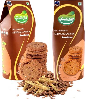 SmileAll Atta-Jaggery Ashwagandha Cookies Digestive Biscuit