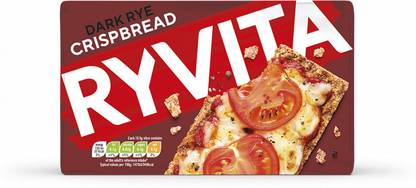Ryvita Crispbread Dark Rye Plain Biscuit