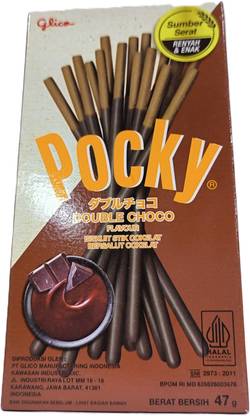 Pocky Double Choco Cream Covered Biscuit Sticks Cream Filled Biscuit
