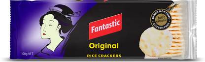 FANTASTIC Rice Crackers Original 100 g (Pack of 1) Cracker