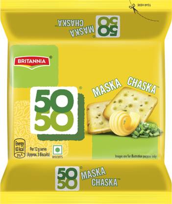BRITANNIA 50 50 Maska Chaska Salted Biscuit Price in India Buy