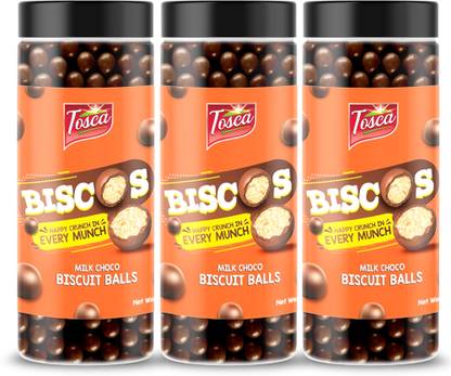 Tosca Biscos Chocolate Biscuit Balls – Chocolate Munchies Cream Cracker Biscuit