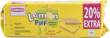 SOBISCO Lemon Puff Cream Sandwich Biscuit