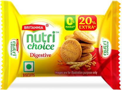 BRITANNIA NutriChoice Digestive High Fibre Biscuits Digestive Biscuit
