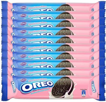 OREO Strawberry Biscuits Cream Filled Biscuit