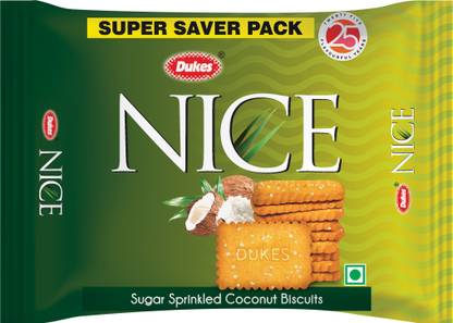 Dukes Nice Sugar Sprinkled Coconut Biscuit Cookies Biscuit
