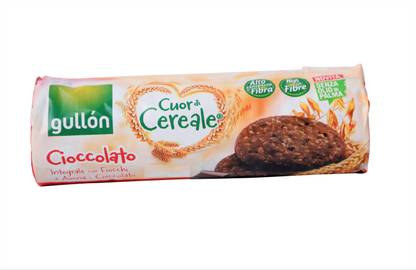 Gullon Cereale Chocolate/ Whole grain With Rolled Oats And Chocolate Biscotti Biscuit