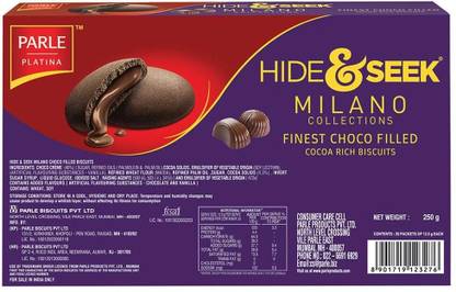 PARLE Milano Hide & Seek Choco Filled Cookies Biscuit