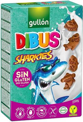 Gullon Dibus Sharkies Gluten free Cookies Biscuit