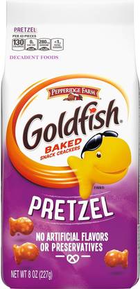 Decadent Foods Pepperidge Farm Goldfish | Pretzel Flavored Baked Snack Crackers Cracker