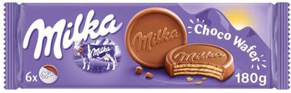 milka Choco Wafer Coated With Delicious Milk ChocolateWith Crisp Wafer Cream Filled Biscuit