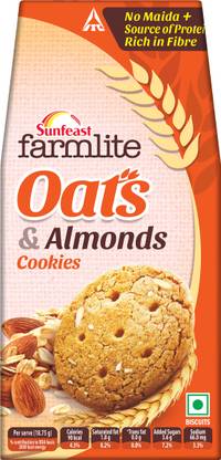 Sunfeast Farmlite Oats with Almonds Biscuits Digestive Biscuit