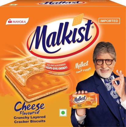 Malkist Cheese Flavoured Cream Cracker Biscuit