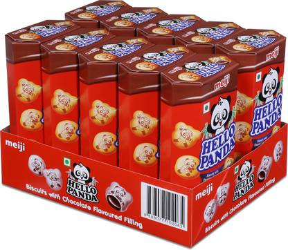 Hello Panda Biscuits with Chocolate Cream Filled Biscuit