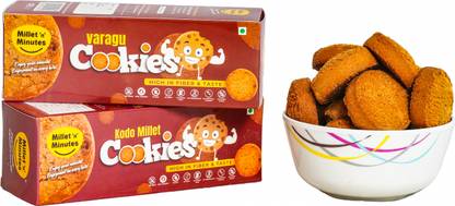 Millet 'n'Minutes Kodo millet cookies pack of two Cookies Biscuit