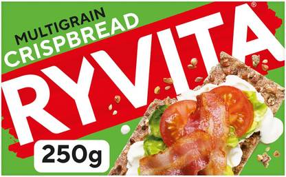 Ryvita Multi Grain Crunchy Rye Breads Plain Biscuit