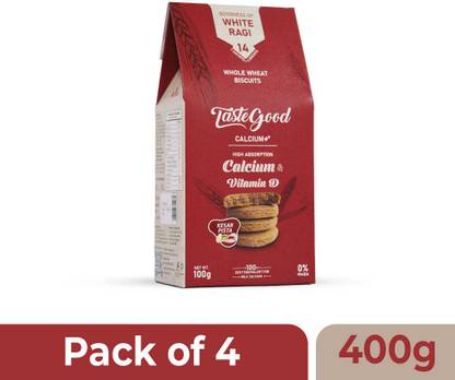 Taste Good Calcium & Vitamin - D Biscuits - (Pack of 4) Cookies