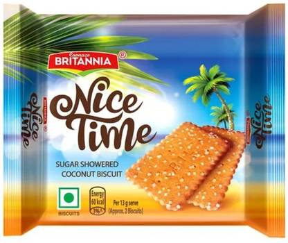 BRITANNIA Nice Time Coconut Biscuits Cookies Biscuit