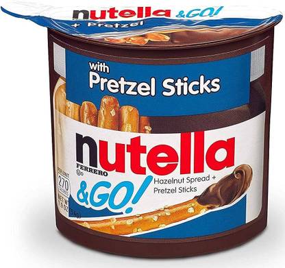 nutella Go Pretzel Delicious Taste of Chocolate Spread Paired With Crunchy Salty Pretzel Sweet & Salty Biscuit