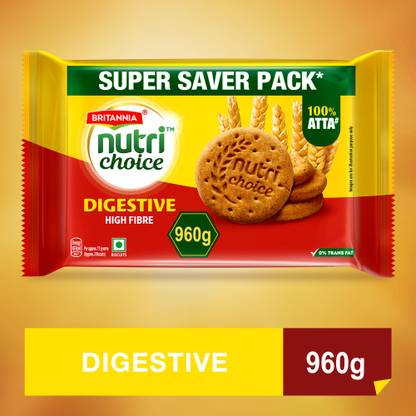 BRITANNIA Nutrichoice Digestive High Fiber Biscuit