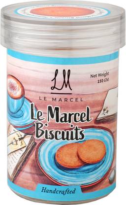 LE MARCEL Biscuits, 200gm - Baked, Crunchy & Tasty Gourmet Snacks - Pack of 1 Cookies Biscuit