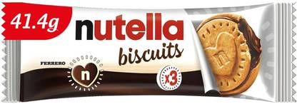 nutella Biscuit Turn Your Break Into a Delicious Experience Each Pack Has 3 Biscuits Cream Sandwich Biscuit