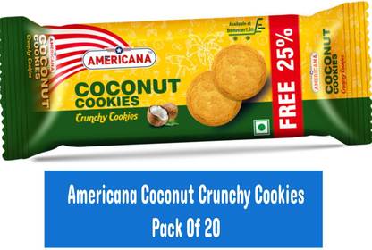 Americana Coconut Crunchy Cookies Cookies Biscuit