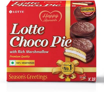 Lotte chocoa pie Cookie Cake Biscuit