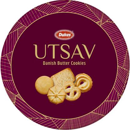 Dukes UTSAV Danish Butter Cookies Biscuit