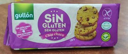 Gullon Sin Gluten Sem Gluten Chip Choco Plain Biscuit