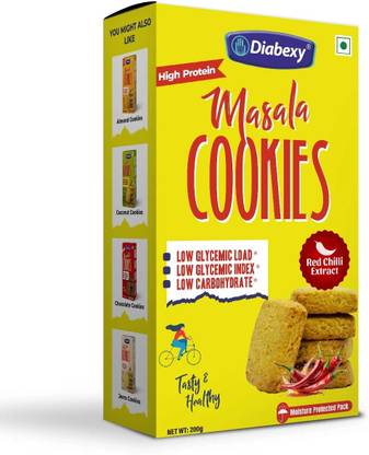 Diabexy Masala Cookies/Biscuits for Sugar Control Cookies Biscuit