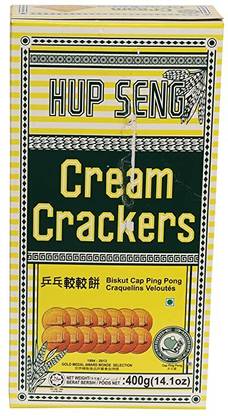 Hup Seng Classic Cream Crackers/Biskut Cap Ping Pong, Bakery Biscuit