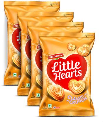 BRITANNIA Little hearts Knit Biscotti Biscuit