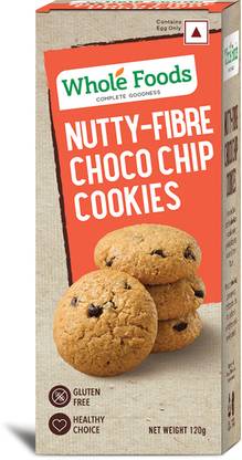 Whole Foods NUTTY FIBRE CHOCOLATE Cookies Biscuit