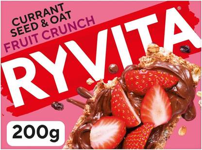 Ryvita Currant Seed & Oat Fruit Crunch Plain Biscuit