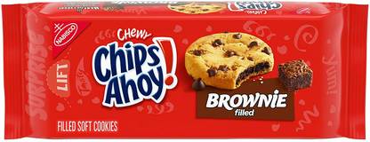 Chips Ahoy Chewy Brownie Filled Cookies Biscuit