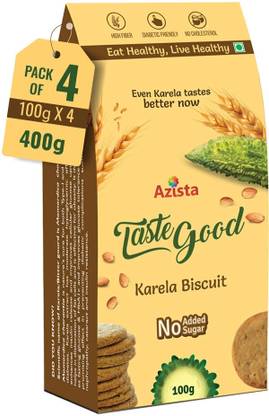 Azista Taste Good Karela Biscuit | No Added Sugar Digestive Biscuit