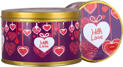 Cookieman With Love Assorted Cookies Gift Pack Box | Assorted Cookies in Tin Box Cookies Biscuit