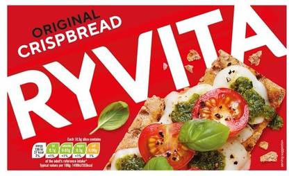 Ryvita Original Crispbreads Plain Biscuit