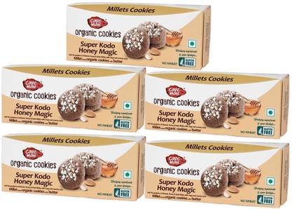 CAVEMAN Organic Super Kodo Honey Magic Cookies, Gluten Free, Cookies Biscuit