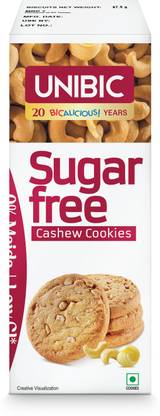 UNIBIC Sugar Free Cashew Cookies Biscuit