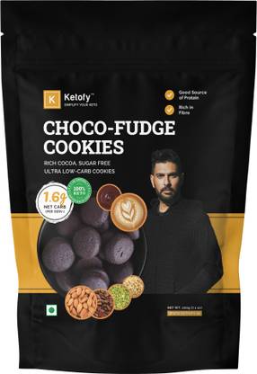 Ketofy Choco Fudge Keto Cookies (200g) Cookies Biscuit